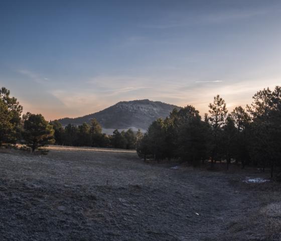Sunrise at Monument Hill