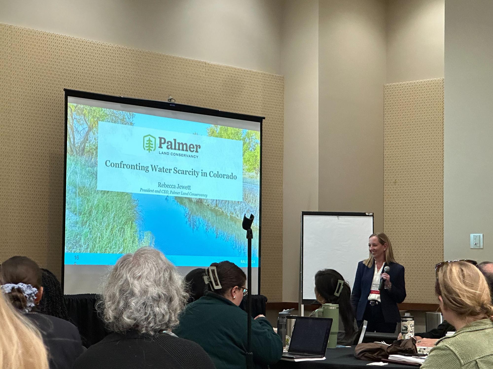 Rebecca presents at the Land Trust Alliance conference. 
